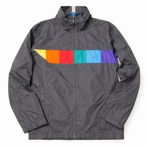1980s Ocean Pacific (Op) Windbreaker Jacket Retro Surf Style Full Zip